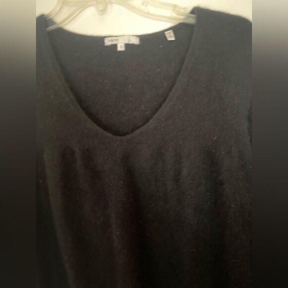 Vince black long sleeve v neck sweater size S - Picture 6 of 11